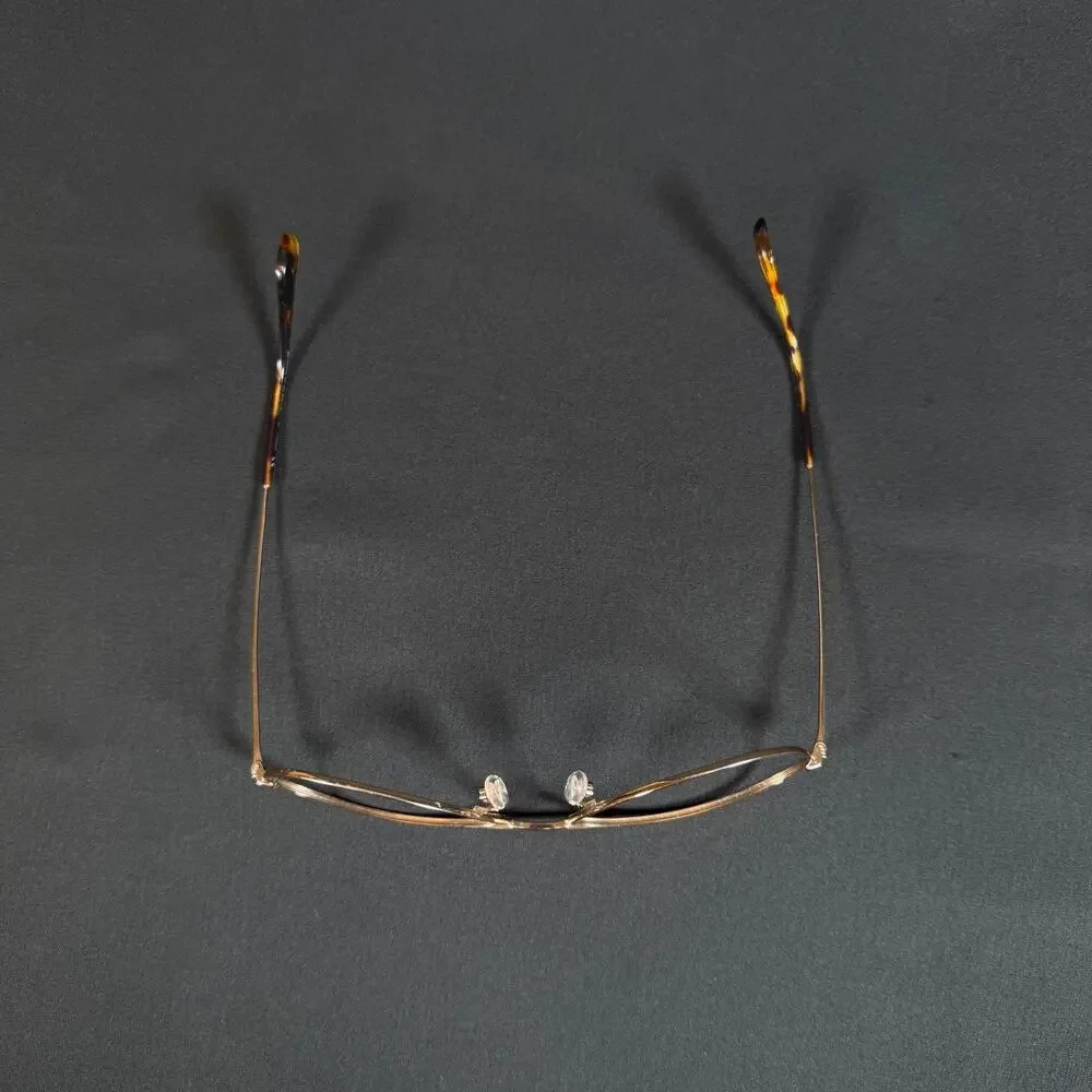 Maui Jim Sea House MJ772-16 60/15-143 Gold Titanium Aviator Eyeglasses OnlyFrame